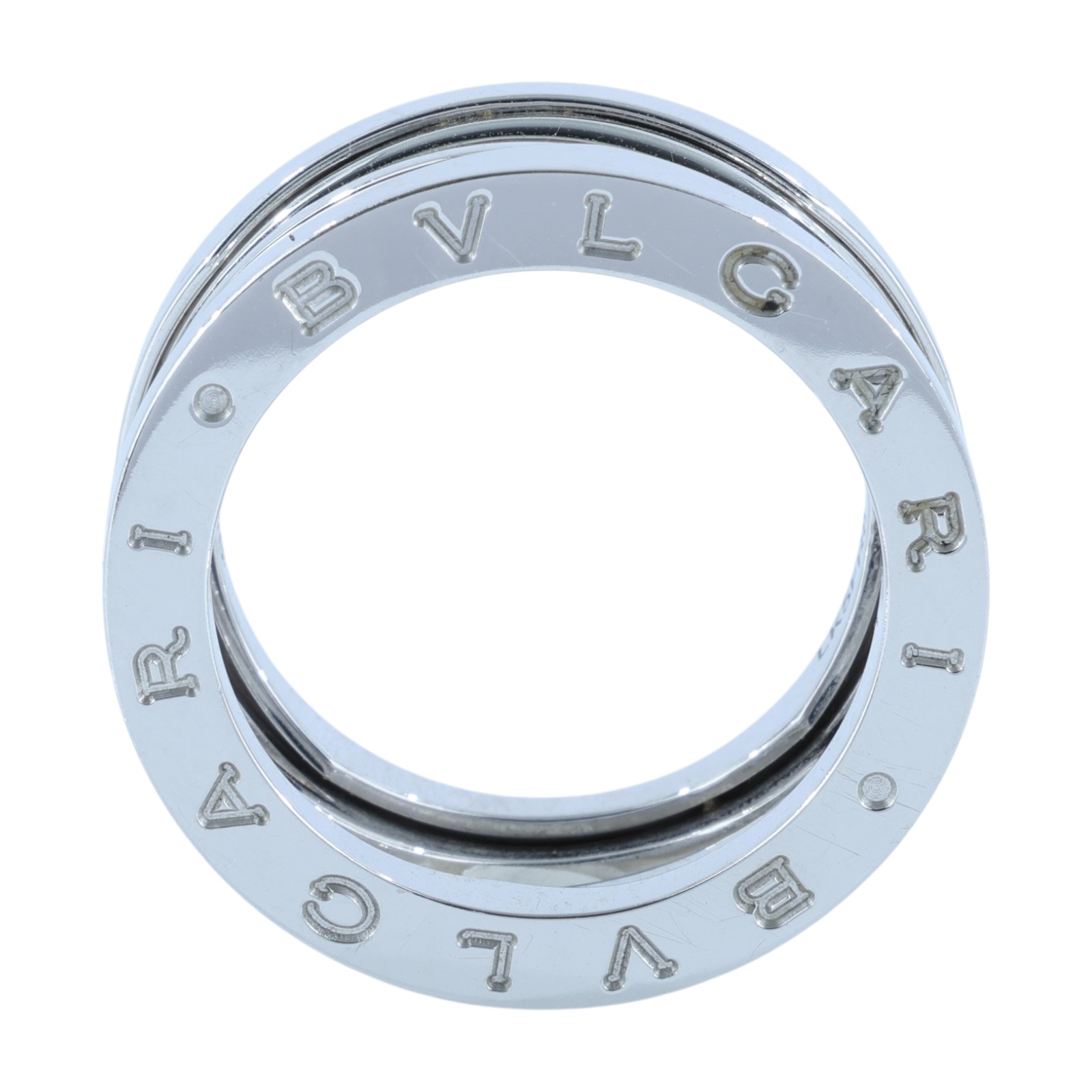 寶格麗 BVLGARI B.zero1 Legend Ring 戒指 白金 353770 WG B ZERO 1 LEGEND 戒指 #55 原廠盒子/保證卡