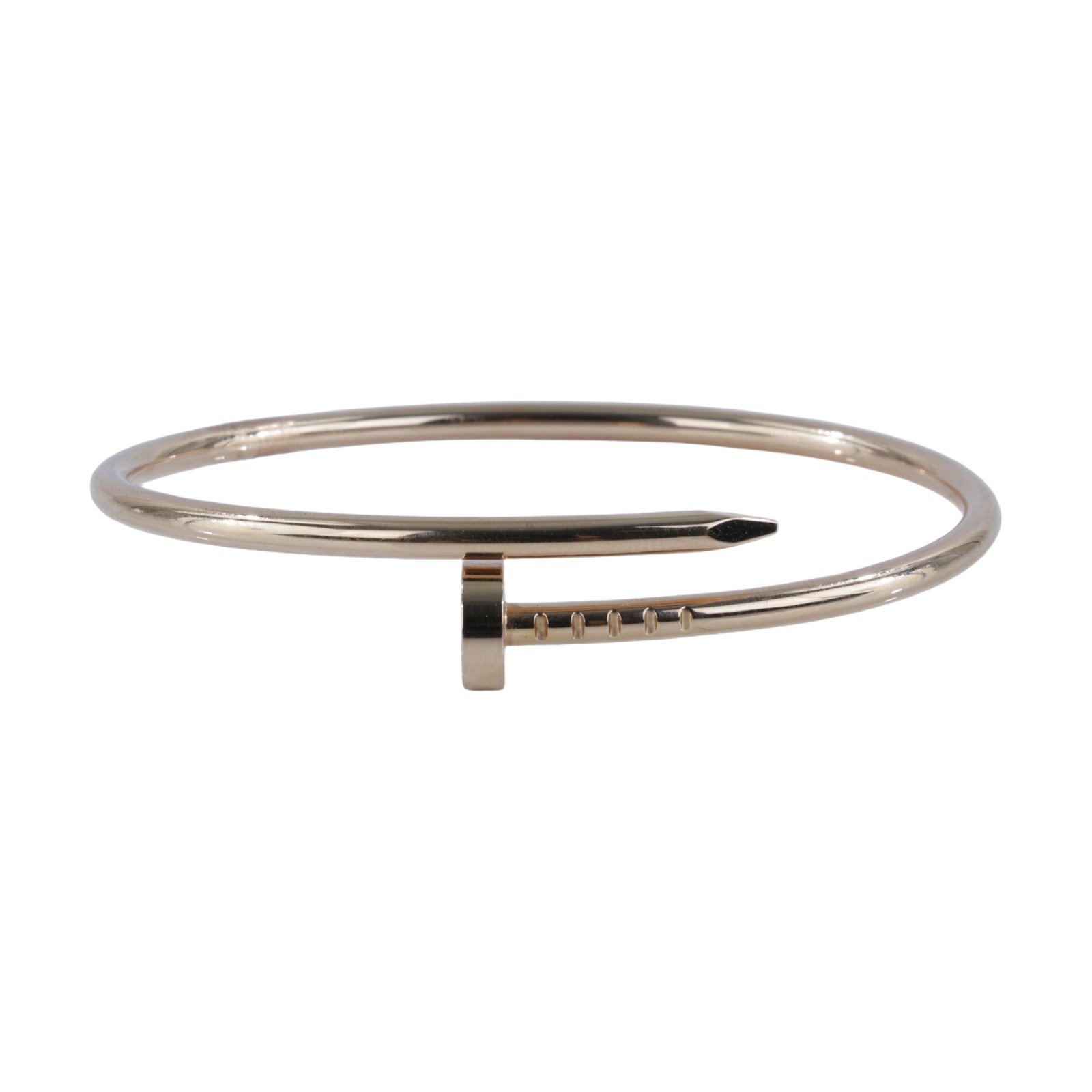 卡地亞 CARTIER Juste un Clou 手環 小型 B6062615 K18YG JUSTE EN CLOU 釘子手環#15 原廠盒子2/保證卡