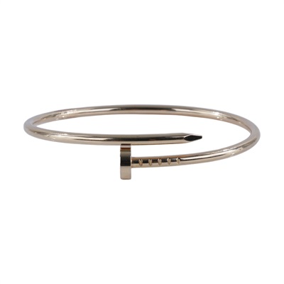 卡地亞 CARTIER Juste un Clou 手環 小型 B6062615 K18YG JUSTE EN CLOU 釘子手環#15 原廠盒子2/保證卡