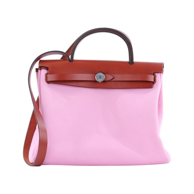 愛馬仕 Hermes Herbag Zip 31 HER31 Y TS 004 AU Y刻 粉HERBAG31 原廠盒子/內袋/鎖組/購買證明影本