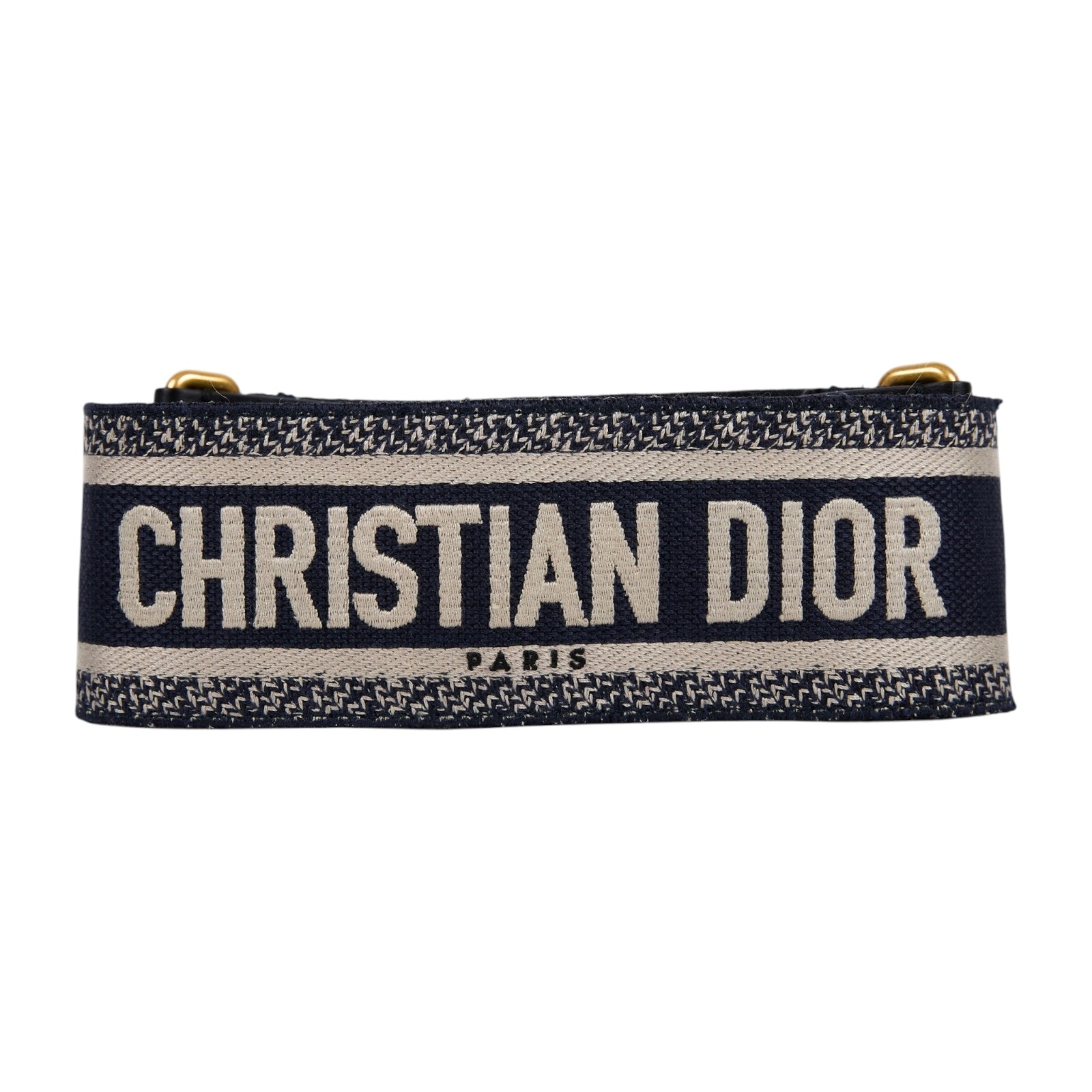 迪奧 CHRISTIAN DIOR Oblique 背帶 S8540CBTE 緹花刺繡背帶 無附屬品