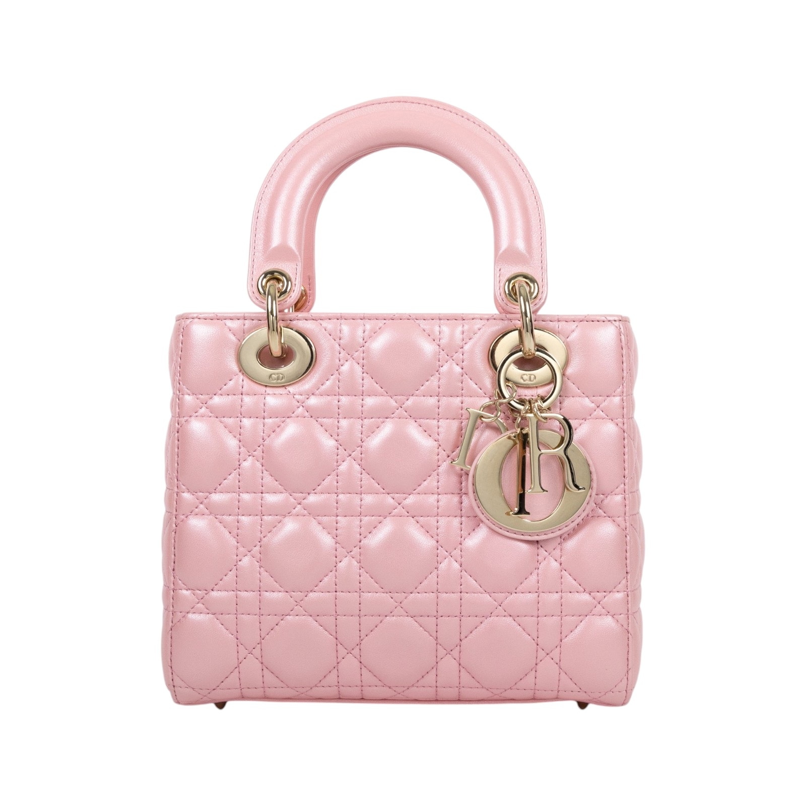迪奧 CHRISTIAN DIOR Lady Dior My ABCDior 小型 肩背 手提包 羊皮 M0538ONGE  原廠盒子/防塵袋/背帶/保證卡
