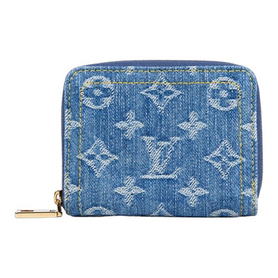 路易威登 LOUIS VUITTON Zippy 零錢包 卡片包 錢包 M82957 晶片款 單寧原花拉鍊ZIPPY短夾 原廠盒子/ 防塵袋/購買證明