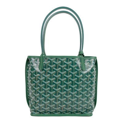 高雅德 GOYARD Anjou Mini Bag 托特包 ANJOUSMINCG 綠ANJOU MIN 防塵袋/內袋/購買證明