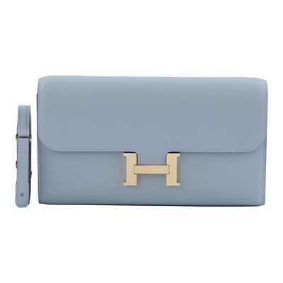 愛馬仕 Hermes Constance to go 康康包 長夾  CNTG Z SN 011 CS Z刻 淺灰CONSTANCE TO GO 防塵袋/背帶