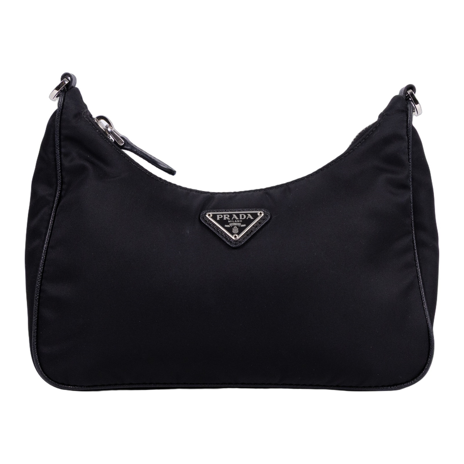 普拉達 PRADA Re-Edition 2005 Re-Nylon 手袋 1BH204_R064 黑尼龍三合一HOBO 防塵袋/背帶2/吊牌/保證卡