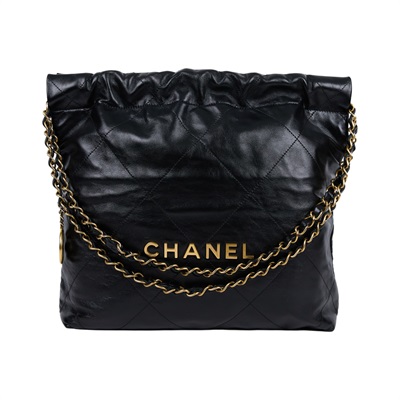香奈兒 CHANEL 22 小型 流浪包 肩背包 AS3260 B19059 晶片款 黑金22包 小號 防塵袋/內袋/購買證明