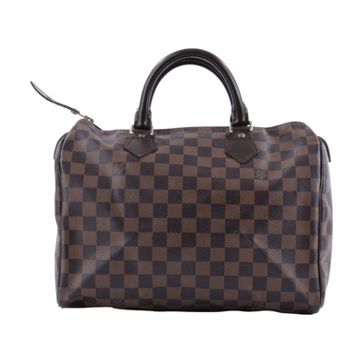 路易威登 LOUIS VUITTON Speedy 30 經典帆布 手提波士頓包 N41531 棋盤格SPEEDY 30 防塵袋/鎖組