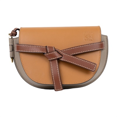 羅意威 LOEWE Mini Gate Dual bag 迷你 小牛皮 肩背包 A650N46X08 焦糖雙色MINI GATE 防塵袋