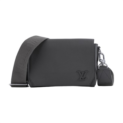路易威登 LOUIS VUITTON Takeoff 小號 郵差包 斜背包 M25125 晶片款 墨綠Takeoff 斜背包 背帶