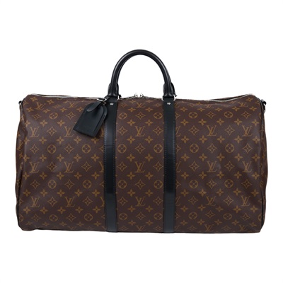 路易威登 LOUIS VUITTON Keepall Bandoulière 55 波士頓包 旅行袋 M56714 晶片款  防塵袋/背帶/吊牌/鎖組/購買證明(晶片消磁)