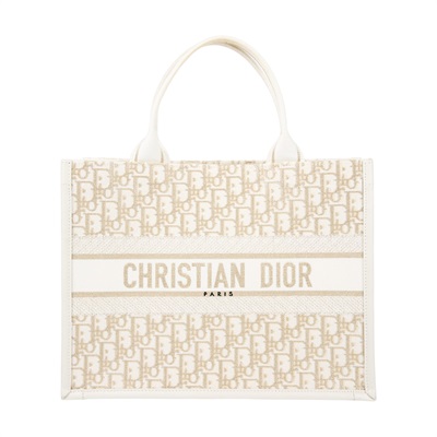 迪奧 CHRISTIAN DIOR Book Tote 托特包 中型 M1324CZDL  原廠盒子/防塵袋/背帶/保證卡