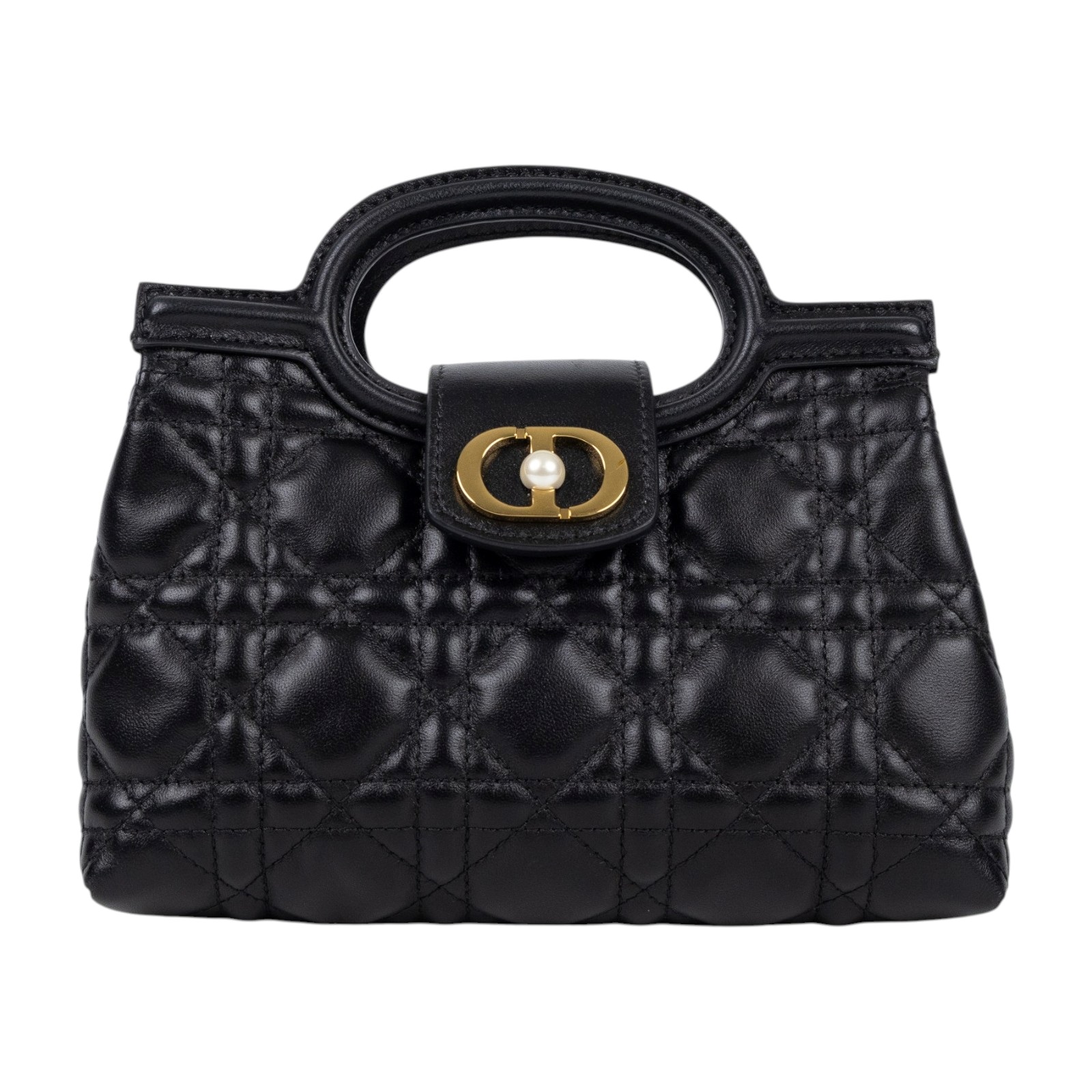 迪奧 CHRISTIAN DIOR Jolie Top Handle 迷你手提包 S3123UNJB  原廠盒子/背帶