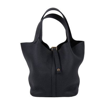 愛馬仕 Hermes Picotin Lock 22 菜籃子包 金色五金 黑色 H060991CC89 /K TU 002 CP  原廠盒子/防塵袋/鎖組/購買證明