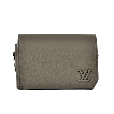 路易威登 LOUIS VUITTON 翻蓋隨身錢包 綠色 M82086 晶片款 灰綠翻蓋隨身包 原廠盒子/防塵袋/購買證明正本/背帶/吊牌