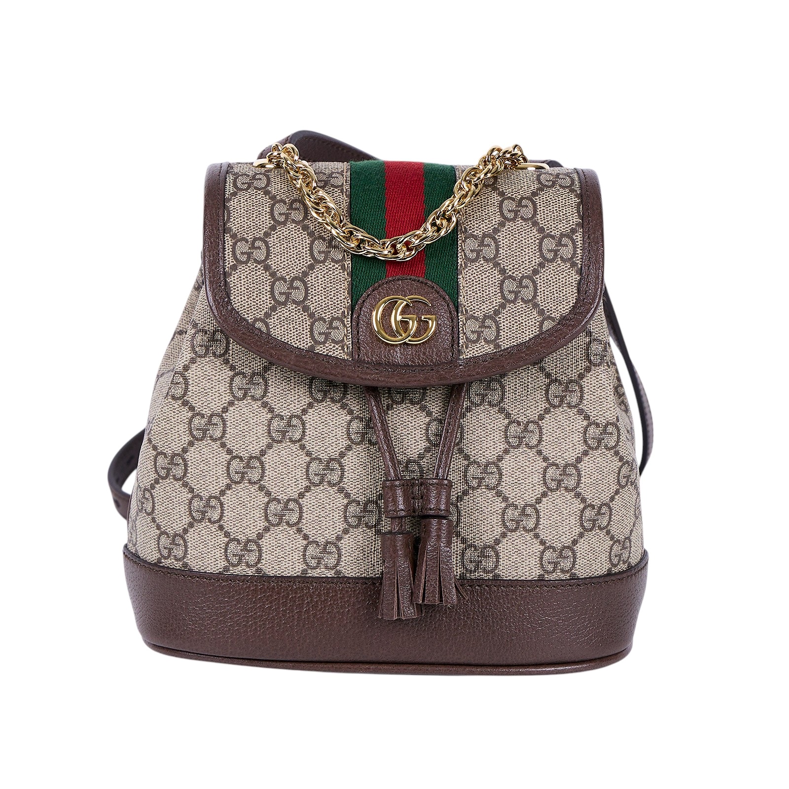 古馳 GUCCI Ophidia Mini 迷你 後背包 795221 棕Ophidia 迷你背包 防塵袋/購買證明正本