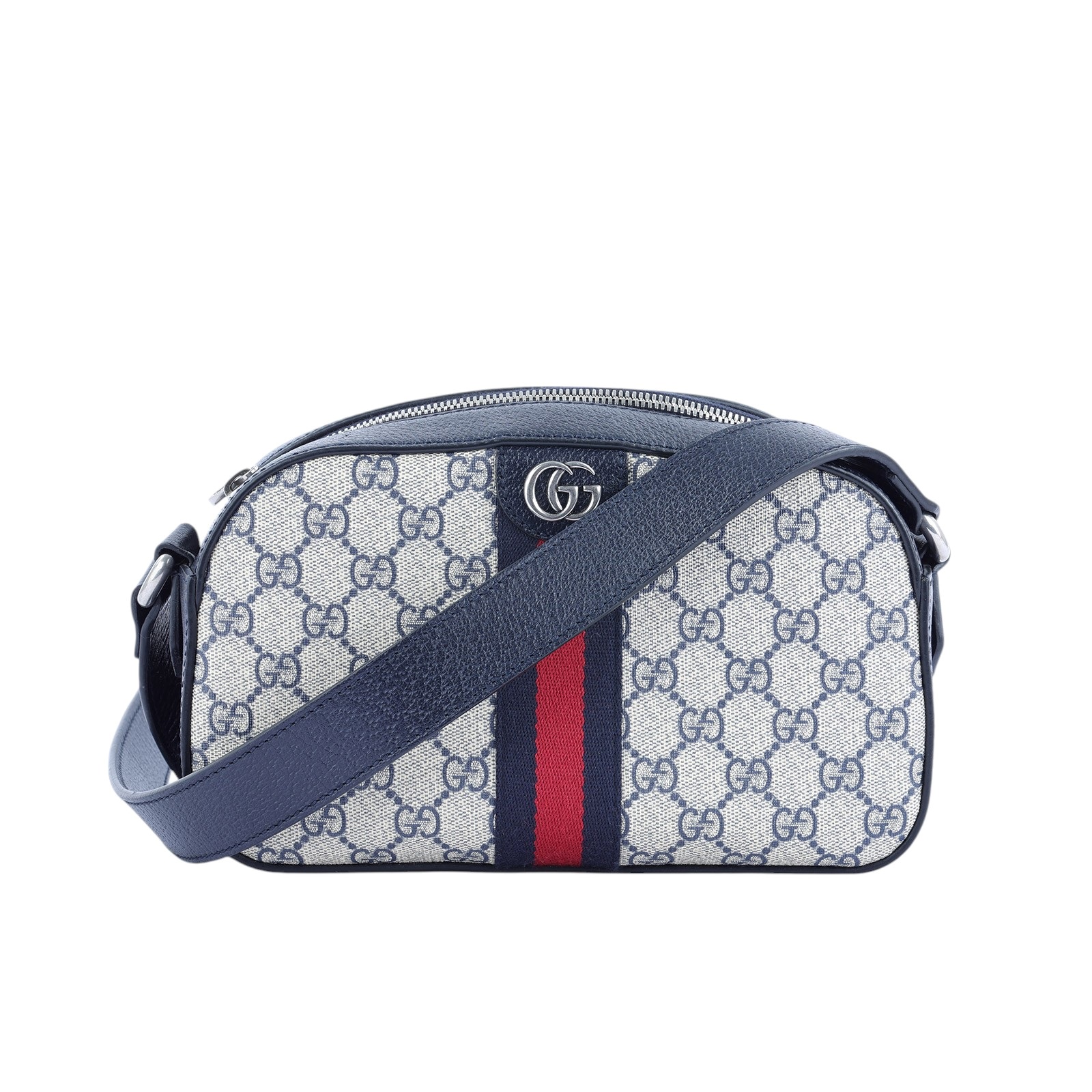古馳 GUCCI Ophidia GG 斜揹袋 681064 深藍GG紋OPHIDIA相機包 原廠盒子/防塵袋/購買證明正本