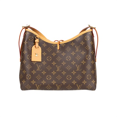 路易威登 LOUIS VUITTON CarryAll PM 原花 肩背包 M46203 晶片款  原廠盒子/防塵袋/內袋/購買證明影本