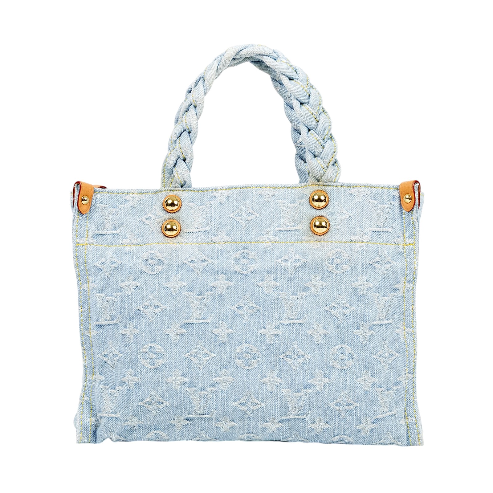 路易威登 LOUIS VUITTON LetGo PM 托特包 M24897 晶片款 單寧Let Go PM 防塵袋/背帶