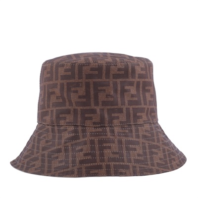 芬迪 FENDI FF提花 布質 棒球帽 FXQ200A2NP_S 咖FF雙面漁夫帽#S 防塵袋