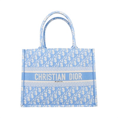 迪奧 CHRISTIAN DIOR Book Tote 中型 托特包 Dior Oblique M1296ZRIW  無附屬品