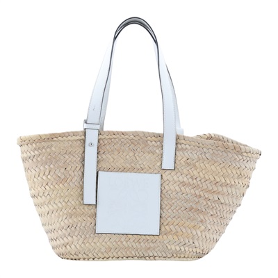 羅意威 LOEWE 中型 手工編織包 A223S92X04 白草編包MEDIUM 防塵袋