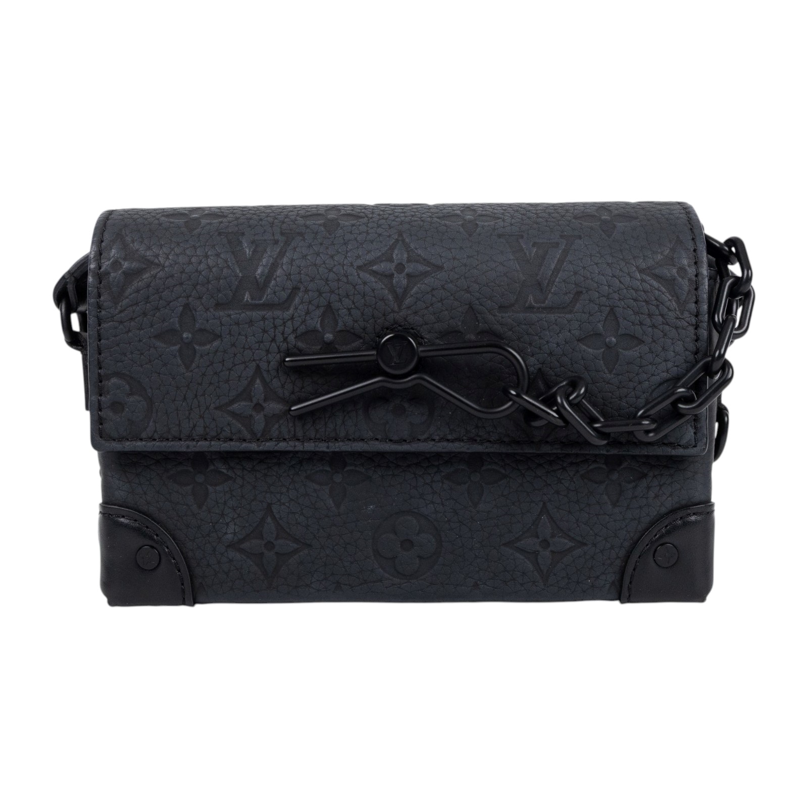路易威登 LOUIS VUITTON Steamer 隨身 錢包 黑色 M81746 晶片款 黑原花壓紋STEAMER 原廠盒子