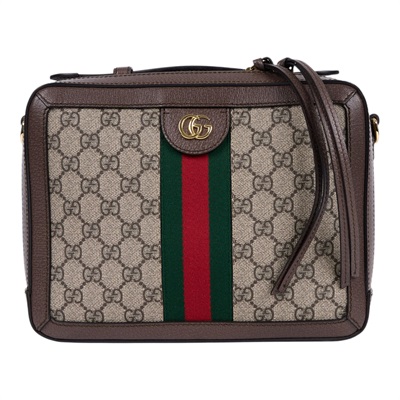 古馳 GUCCI Ophidia GG 小型 肩背包 550622 K05NG 棕OPHIDIA大化妝箱 防塵袋/原廠盒子背帶/購買證明正本