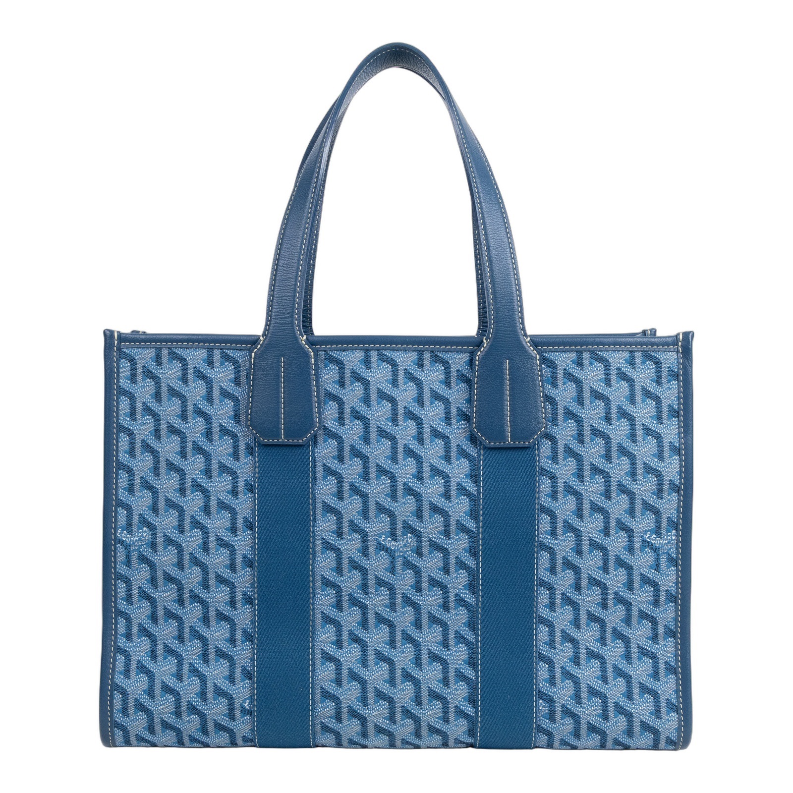 高雅德 GOYARD Villette PM Tote Bag 托特包 VILLETPMLTJ 藍帆布限定款VILLETTE PM 防塵袋