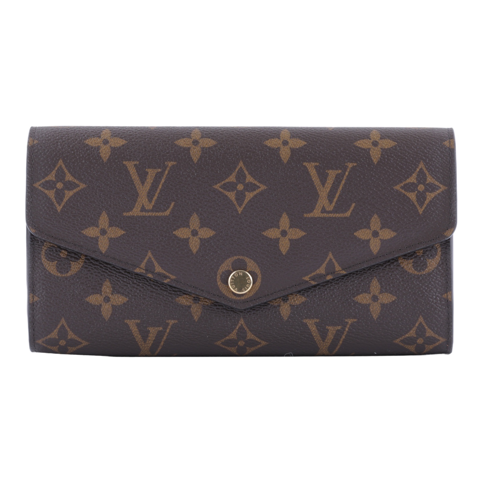 路易威登 LOUIS VUITTON Sarah 錢包 口蓋長夾 棕色 M60531 晶片款 原花內棕色SARAH掀蓋長夾 原廠盒子/防塵袋