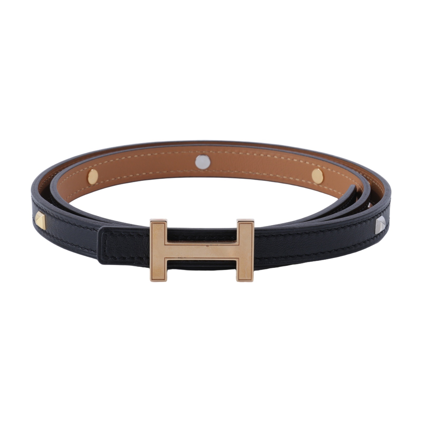 愛馬仕 Hermes Focus 皮帶釦 雙面皮腰帶 13 mm H064556CDZ2pH077956CK89075 75CM  原廠盒子/防塵袋/購買證明正本