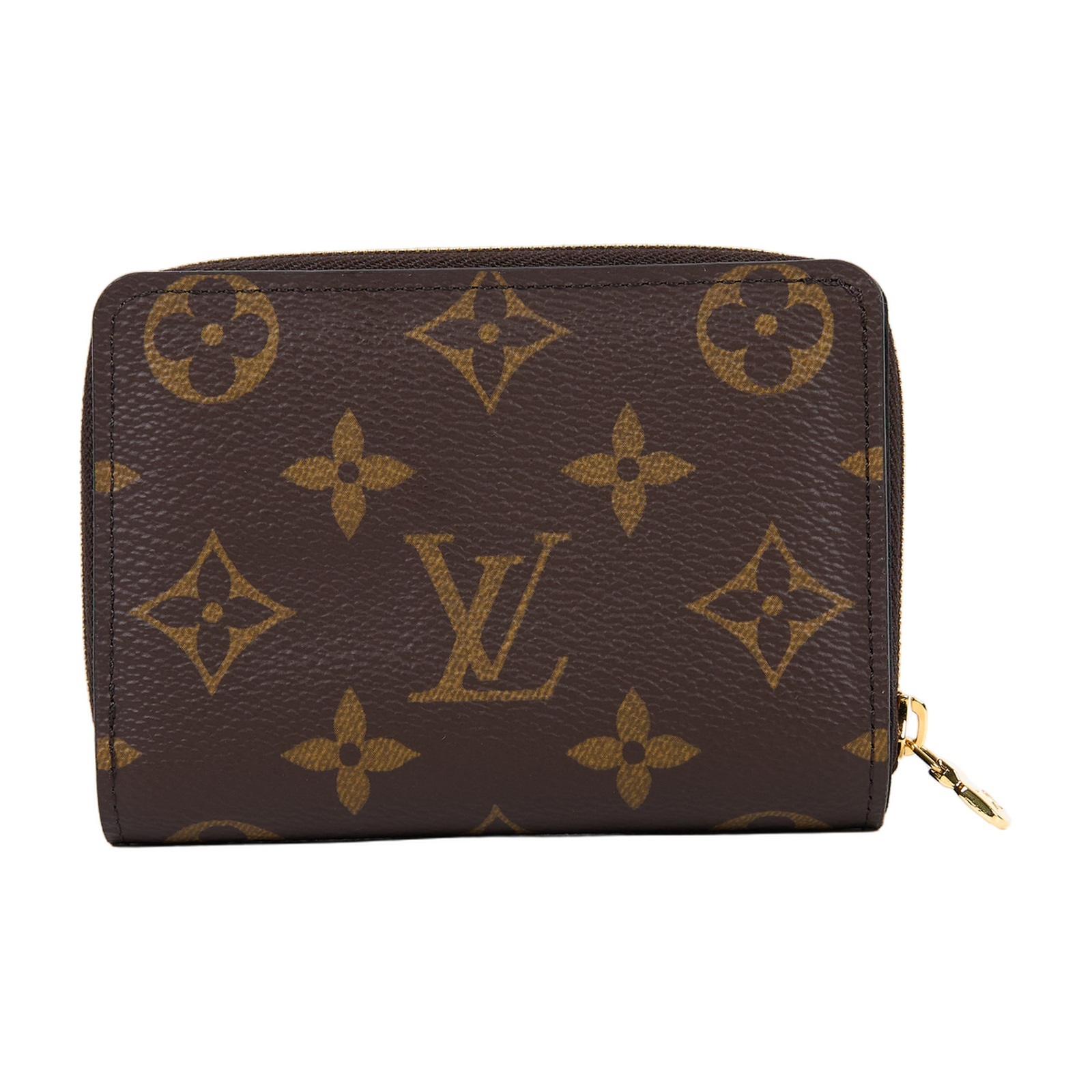 路易威登 LOUIS VUITTON Lou 錢包 零錢包 M81461 晶片款 原花LOU拉鍊短夾 原廠盒子/防塵袋