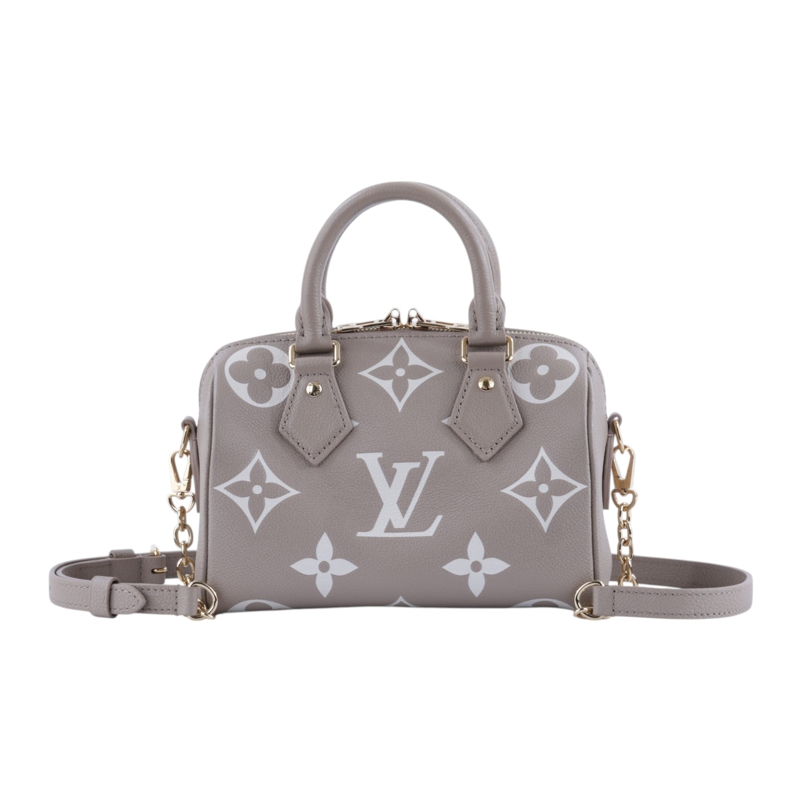 路易威登 LOUIS VUITTON Speedy Bandoulière  20 雙色 手提 斜背 波士頓包 M46575 晶片款  原廠盒子/防塵袋/購買證明正本/背帶/鎖組