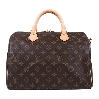 路易威登 LOUIS VUITTON Speedy Bandoulière 30 波士頓包 手提包 經典帆布 M46980 晶片款  購買證明正本/防塵袋 /背帶2/鎖組