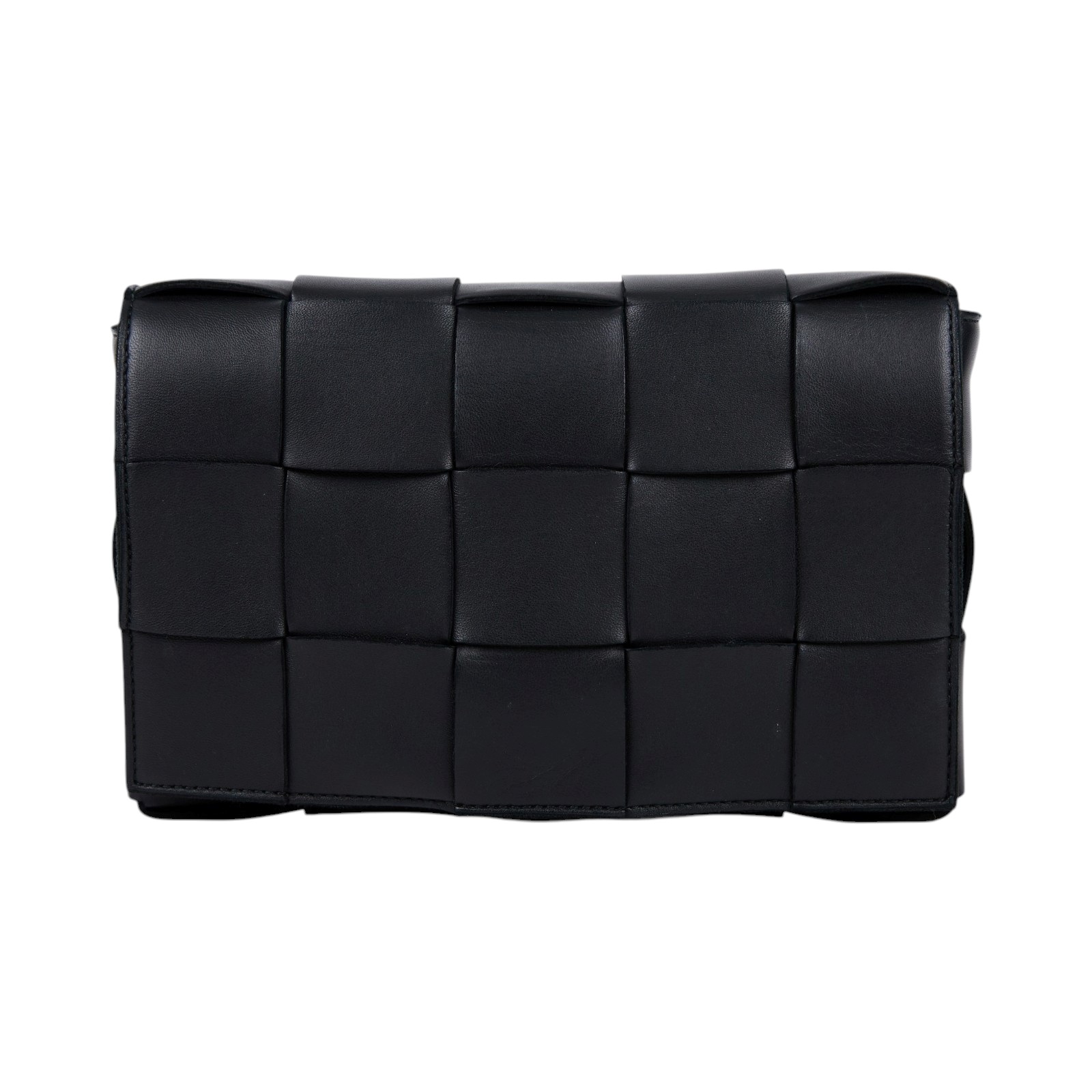 寶緹嘉 BOTTEGA VENETA Cassette 肩背包 斜背包 578004VMAY1 黑CASSETTE 3X5 防塵袋/原廠盒子