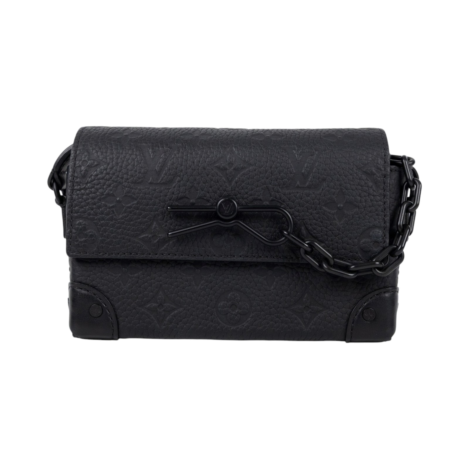路易威登 LOUIS VUITTON Steamer 隨身 錢包 黑色 M81746 晶片款 黑原花壓紋STEAMER 原廠盒子/防塵袋
