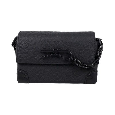 路易威登 LOUIS VUITTON Steamer 隨身 錢包 黑色 M81746 晶片款 黑原花壓紋STEAMER 原廠盒子/防塵袋