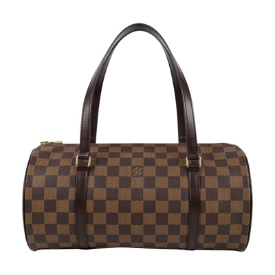 路易威登 LOUIS VUITTON Papillon 30 棋盤格 圓筒 手提包 N51303 棋盤DAMIER圓筒子母包 防塵袋/子包