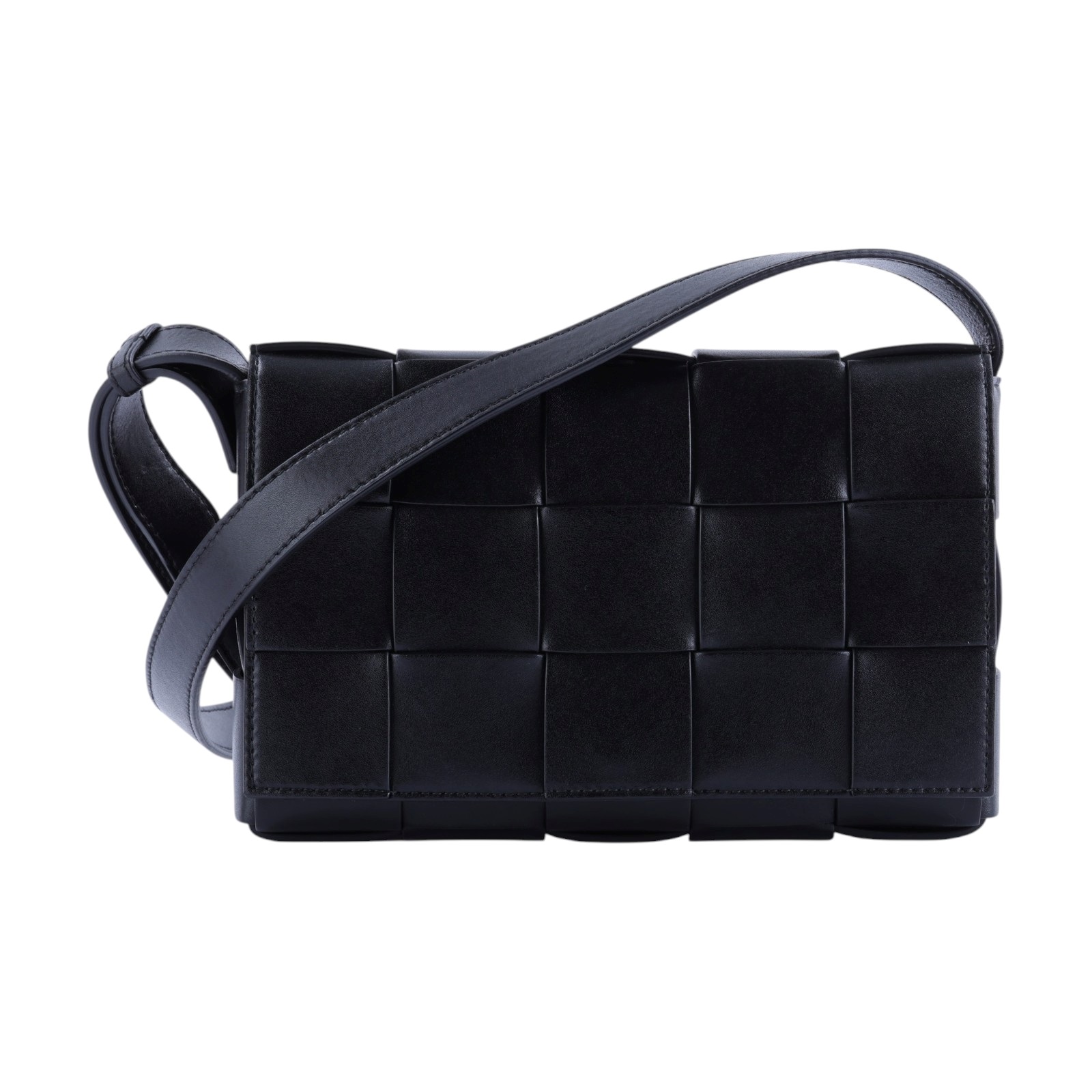 寶緹嘉 BOTTEGA VENETA Cassette 肩背包 斜背包 737950VB1K0 黑色CASSETTE 5x3 無附屬品