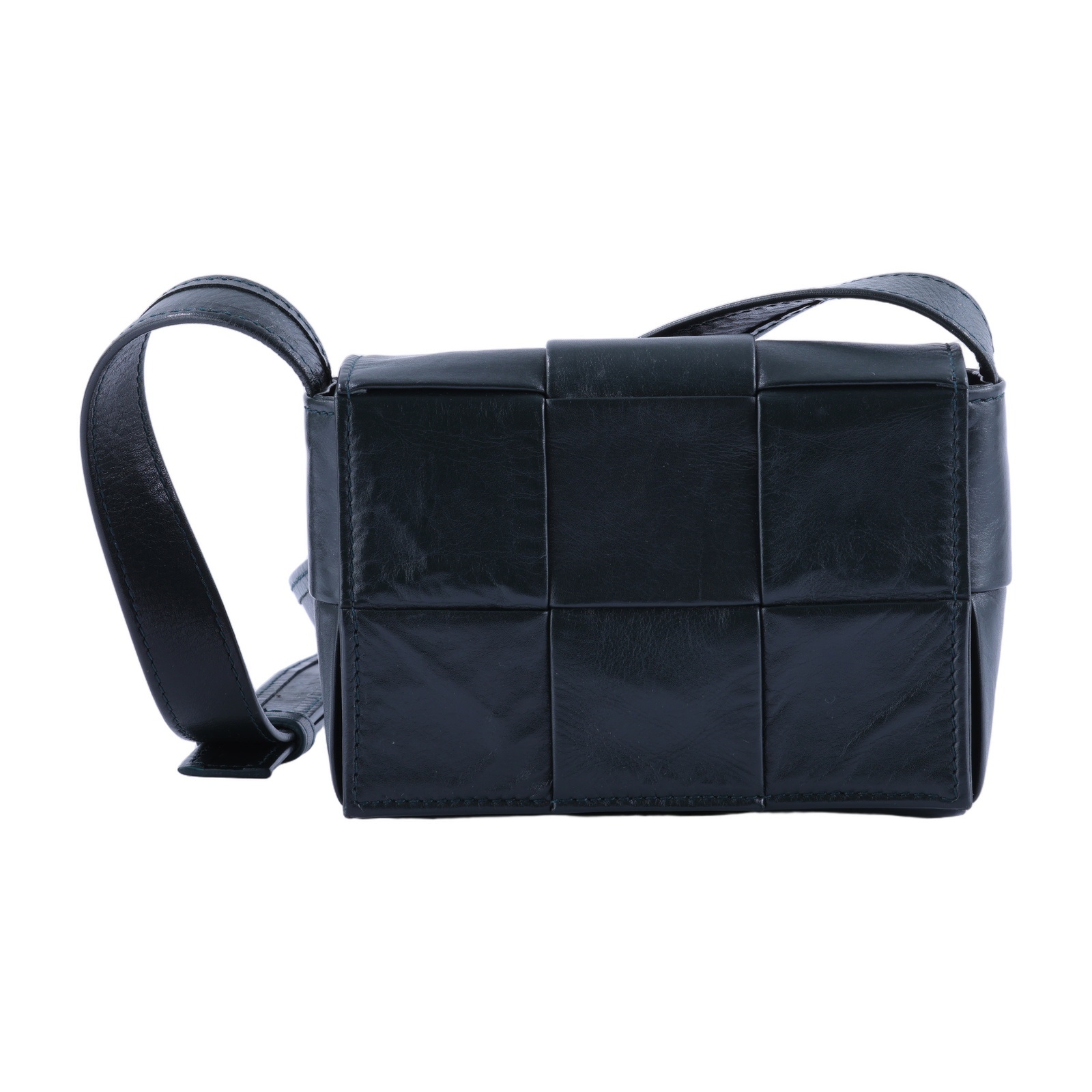 寶緹嘉 BOTTEGA VENETA Candy Cassette 經典編織包 667048VCQ72 綠編織CASSETTE 3X2 防塵袋