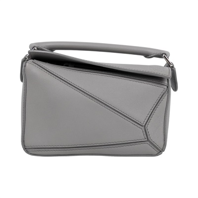 羅意威 LOEWE Puzzle mini 手提 肩背包 322.30.U95 灰MINI PUZZLE 防塵袋/背帶