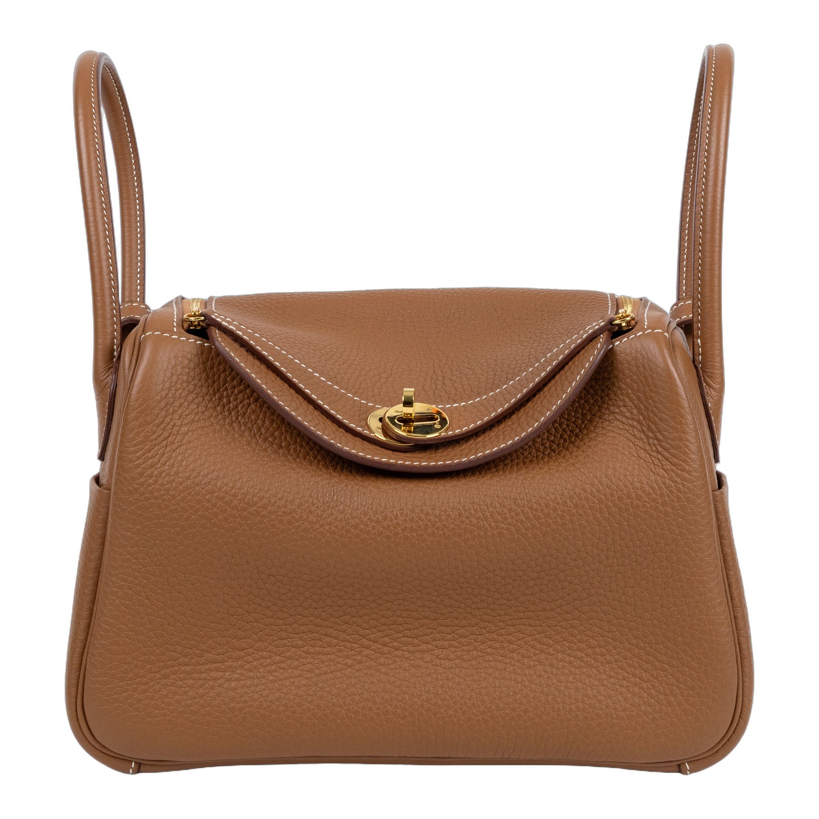 愛馬仕 Hermes Lindy 琳迪包 26 金棕色 金色五金 H073428CC37 /KC1461SK K刻金棕LINDY26 原廠盒子/防塵袋/購買證明