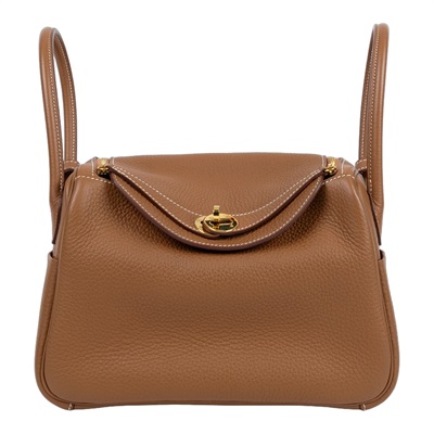 愛馬仕 Hermes Lindy 琳迪包 26 金棕色 金色五金 H073428CC37 /KC1461SK K刻金棕LINDY26 原廠盒子/防塵袋/購買證明