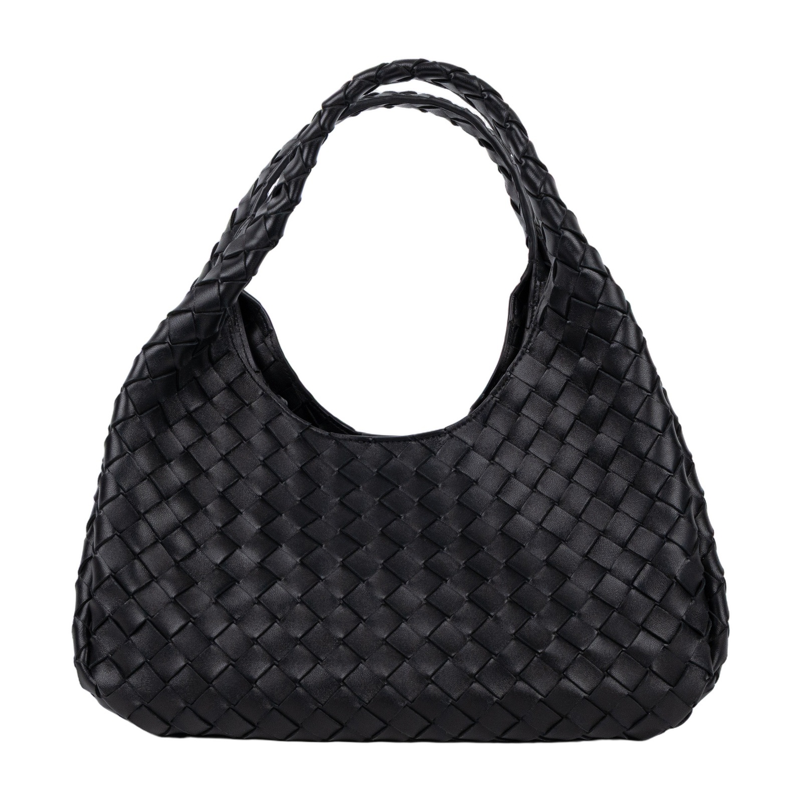 寶緹嘉 BOTTEGA VENETA Campana 編織 手提包 肩背包 中型 844249V4SC01019 黑Campana  中號 防塵袋/保證卡
