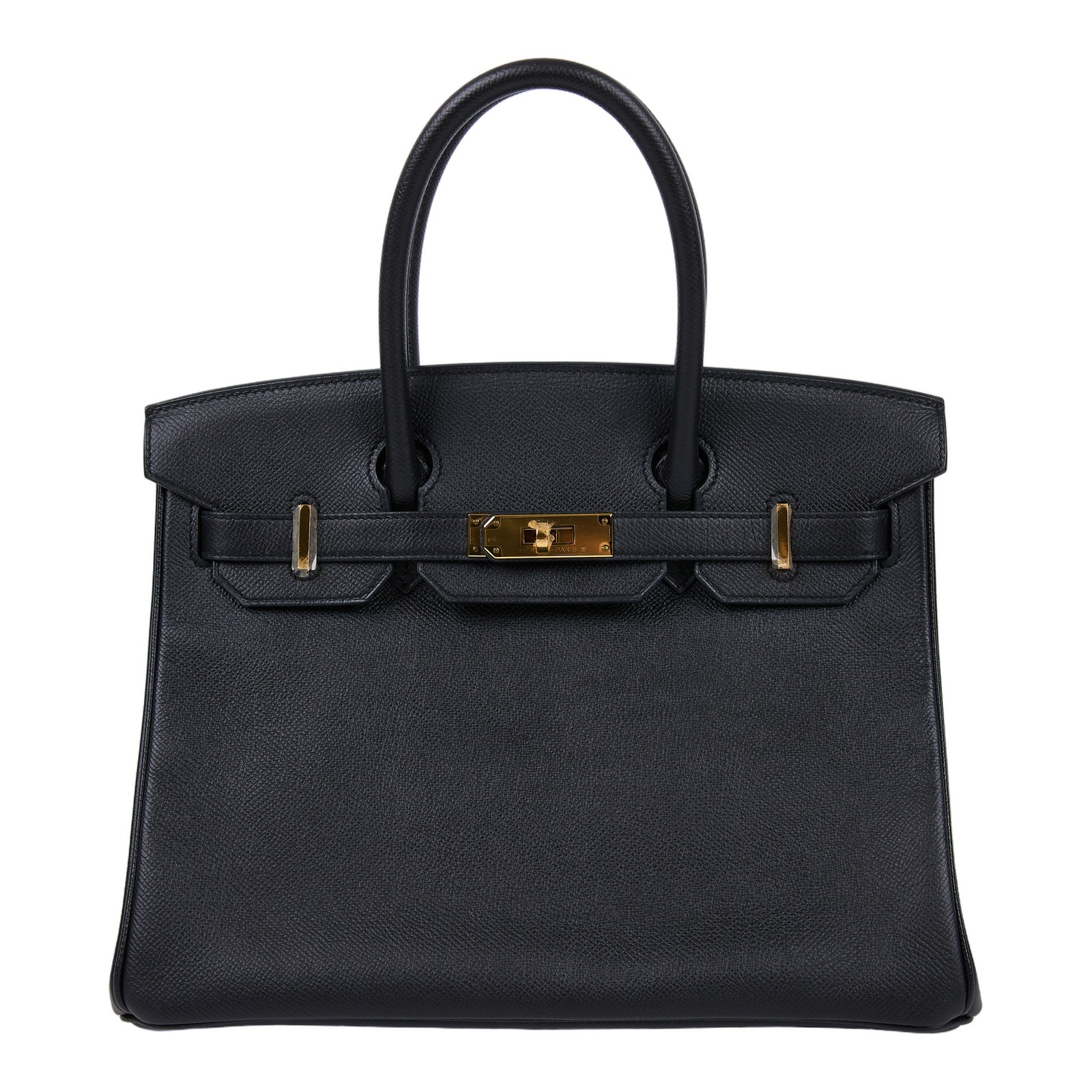 愛馬仕 Hermes Birkin Bag 柏金包 30 金色五金 黑色 H041701CC89 XCT054 GB  原廠盒子/防塵袋/鎖組/雨衣/購買證明正本
