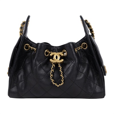 香奈兒 CHANEL 25 迷你包 AS5631 晶片款 黑荔枝25包 MINI 無附屬品