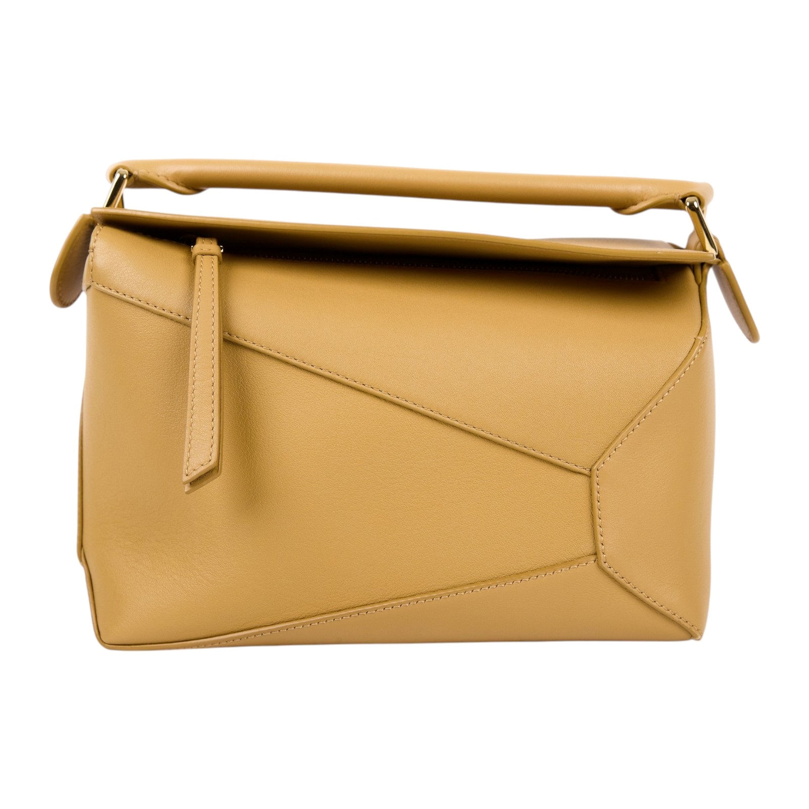 羅意威 LOEWE Small Puzzle Edge 手拿 肩背 斜背包  淺棕黃PUZZLE EDGE SMALL 背帶