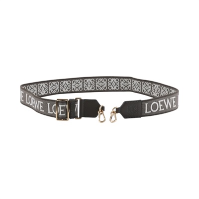 羅意威 LOEWE 緹花織 小牛皮 Anagram 肩帶 背帶 C073T87X01 軍綠堤花背帶 無附屬品