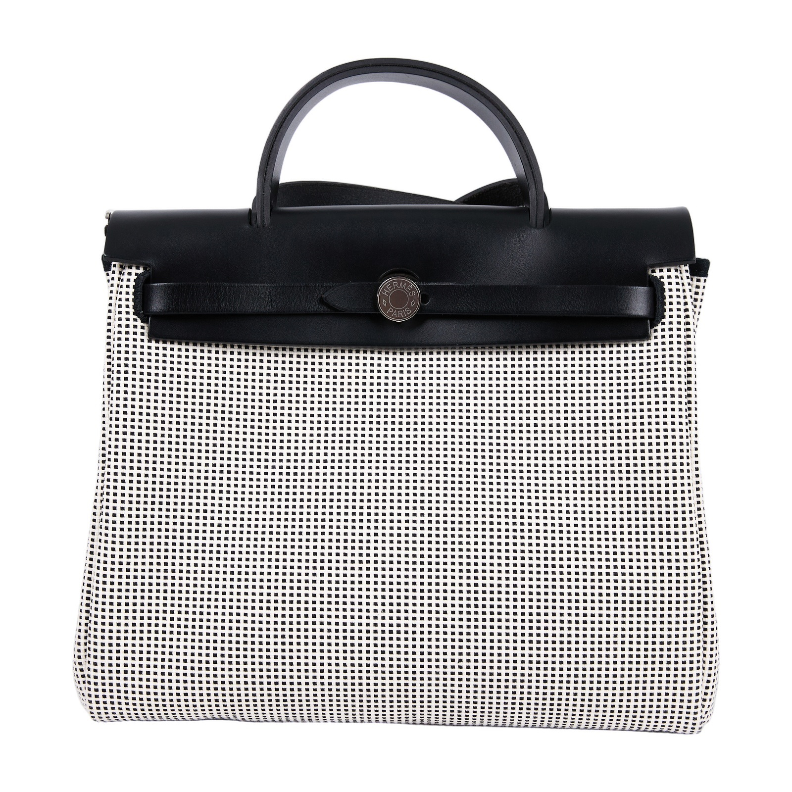 愛馬仕 Hermes Herbag Zip 31 銀色五金 黑色 H082926CKAA /B MN 003 KD  原廠盒子/國外購買證明/鎖組/內袋