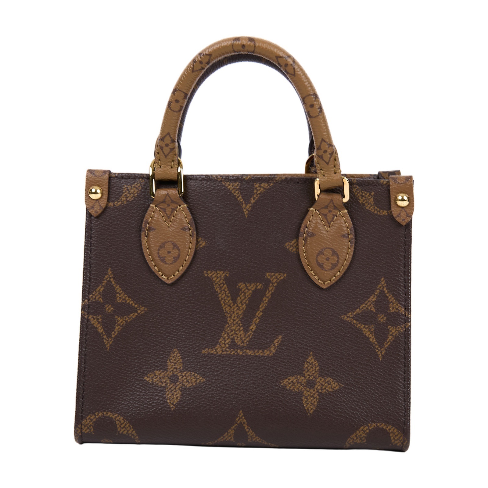 路易威登 LOUIS VUITTON OnTheGo BB 迷你 手提袋 單肩包 經典帆布 M46839 晶片款  防塵袋/國外購買證明/背帶